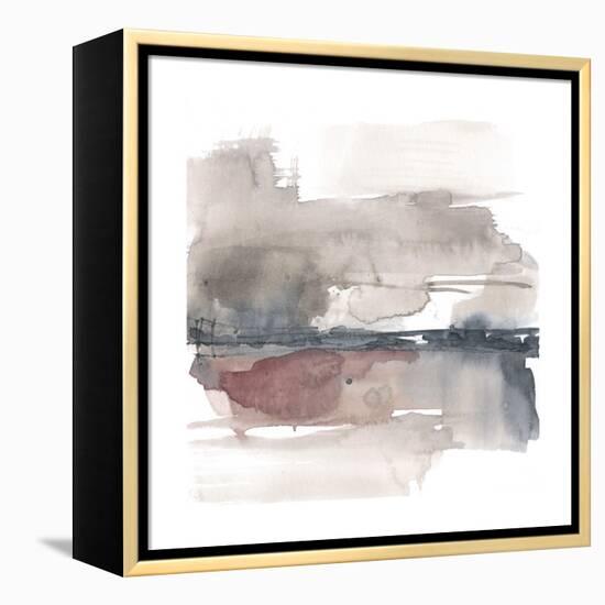 Earth Horizon V-Jennifer Goldberger-Framed Stretched Canvas