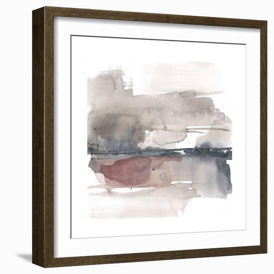 Earth Horizon V-Jennifer Goldberger-Framed Art Print