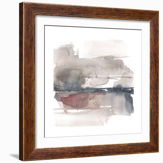 Earth Horizon V-Jennifer Goldberger-Framed Art Print