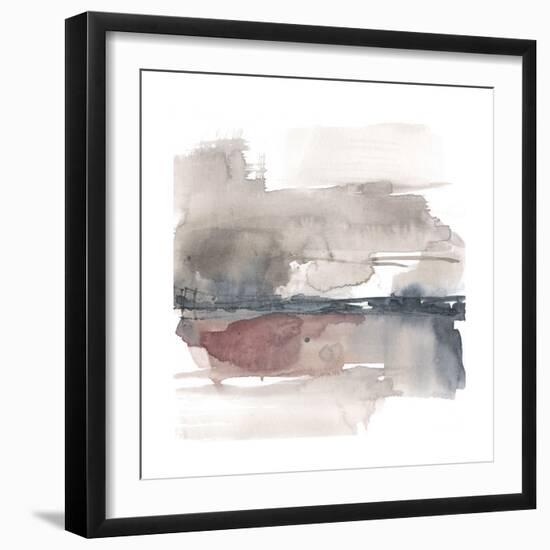 Earth Horizon V-Jennifer Goldberger-Framed Art Print