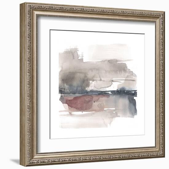 Earth Horizon V-Jennifer Goldberger-Framed Art Print