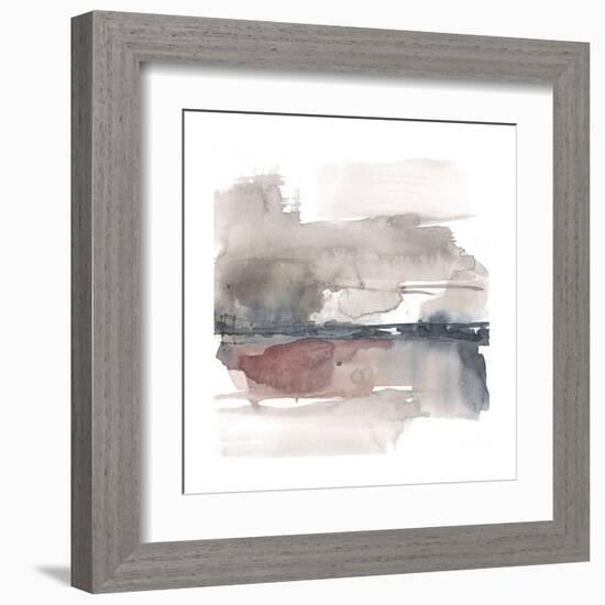 Earth Horizon V-Jennifer Goldberger-Framed Art Print