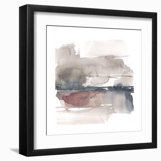 Earth Horizon V-Jennifer Goldberger-Framed Art Print