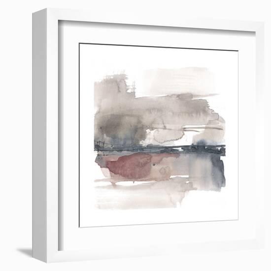 Earth Horizon V-Jennifer Goldberger-Framed Art Print