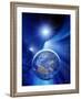 Earth In a Comet's Tail-Detlev Van Ravenswaay-Framed Photographic Print
