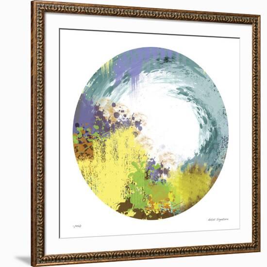 Earth Layers III-Jan Weiss-Framed Giclee Print