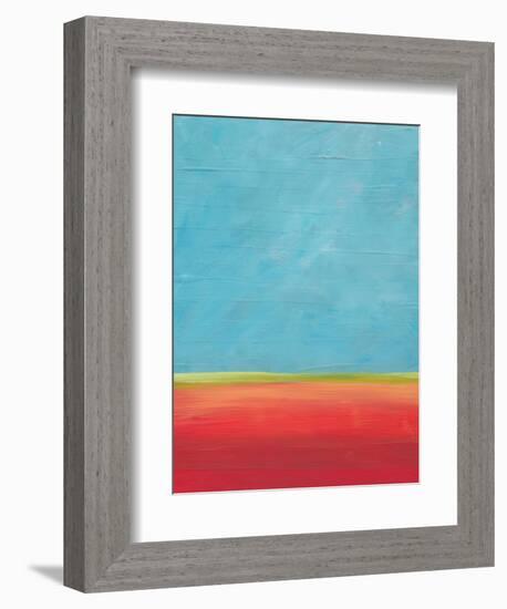 Earth Meets Sky 1-Jan Weiss-Framed Art Print