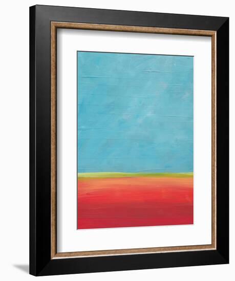 Earth Meets Sky 1-Jan Weiss-Framed Art Print