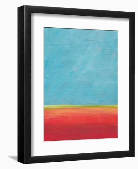 Earth Meets Sky 1-Jan Weiss-Framed Art Print