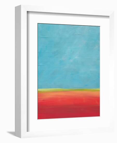 Earth Meets Sky 1-Jan Weiss-Framed Art Print