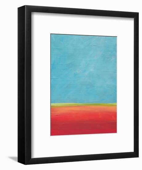 Earth Meets Sky 1-Jan Weiss-Framed Art Print