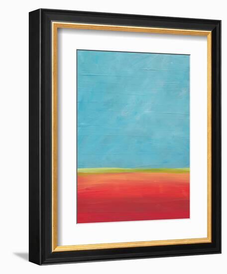 Earth Meets Sky 1-Jan Weiss-Framed Art Print