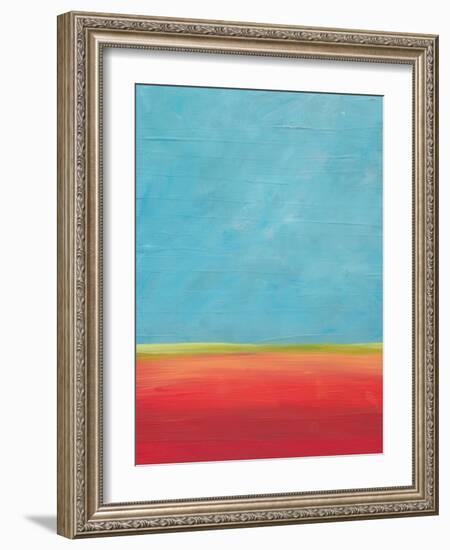 Earth Meets Sky 1-Jan Weiss-Framed Art Print