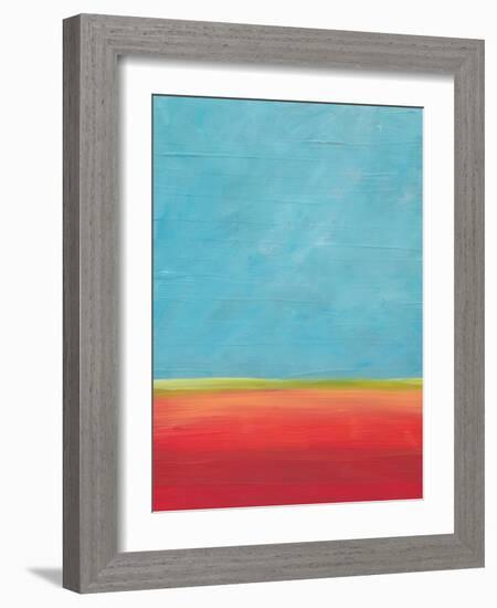 Earth Meets Sky 1-Jan Weiss-Framed Art Print