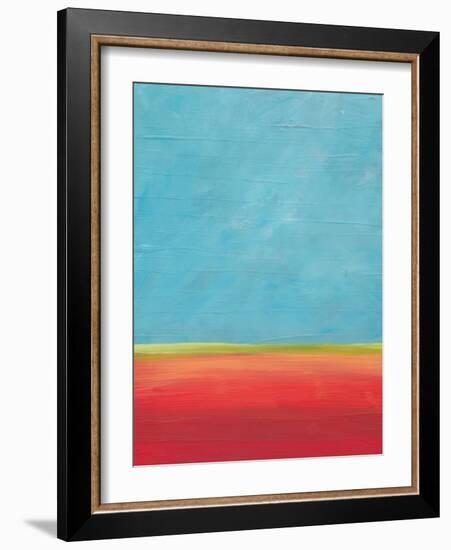 Earth Meets Sky 1-Jan Weiss-Framed Art Print