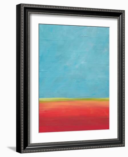 Earth Meets Sky 1-Jan Weiss-Framed Art Print