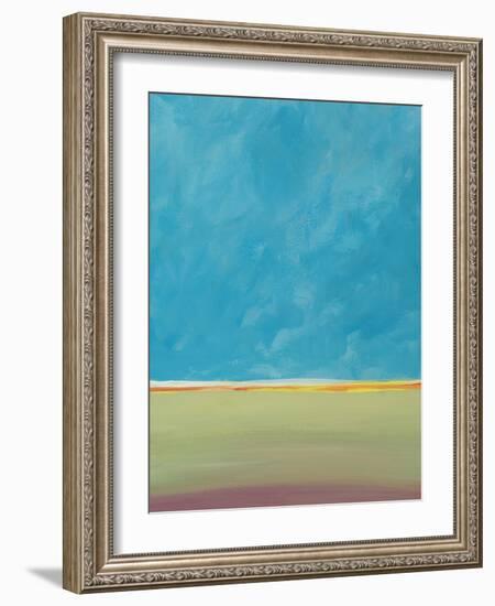 Earth Meets Sky 2-Jan Weiss-Framed Art Print