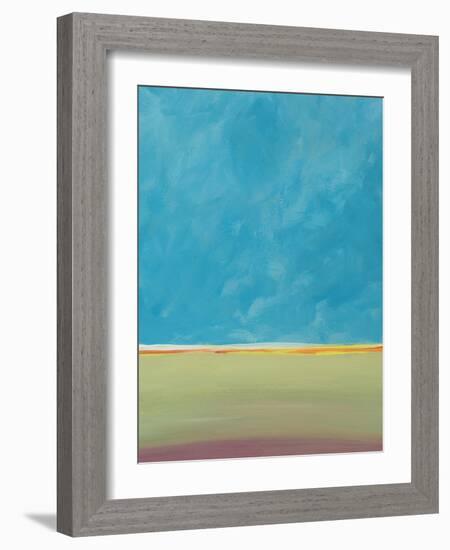 Earth Meets Sky 2-Jan Weiss-Framed Art Print