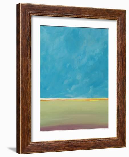 Earth Meets Sky 2-Jan Weiss-Framed Art Print