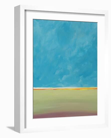 Earth Meets Sky 2-Jan Weiss-Framed Art Print