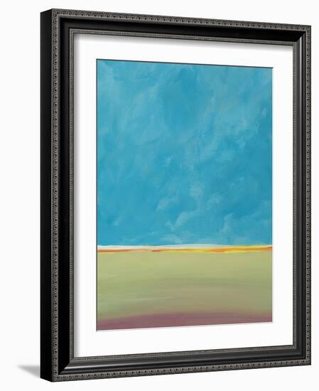 Earth Meets Sky 2-Jan Weiss-Framed Art Print