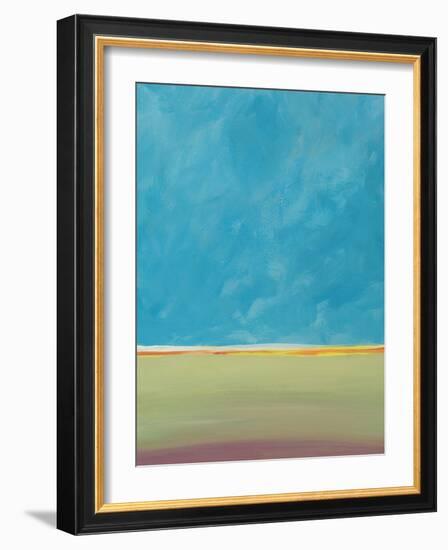 Earth Meets Sky 2-Jan Weiss-Framed Art Print