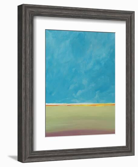 Earth Meets Sky 2-Jan Weiss-Framed Art Print