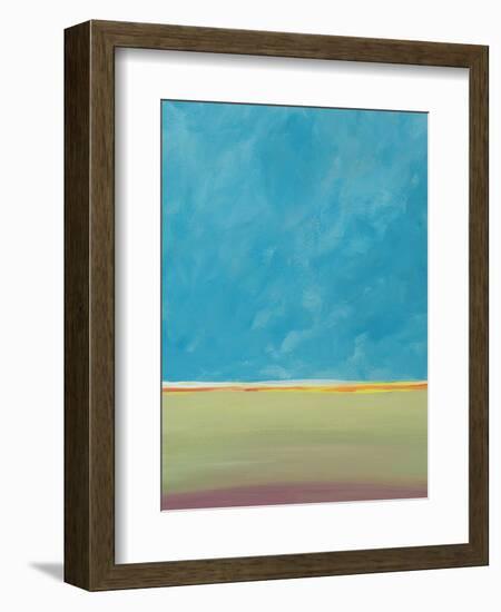 Earth Meets Sky 2-Jan Weiss-Framed Art Print