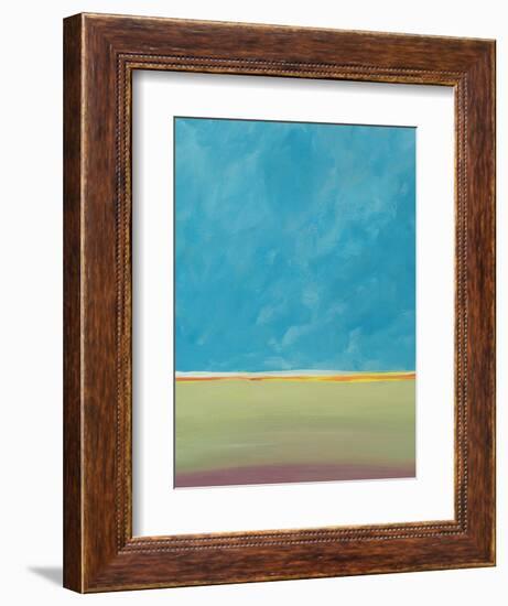 Earth Meets Sky 2-Jan Weiss-Framed Art Print