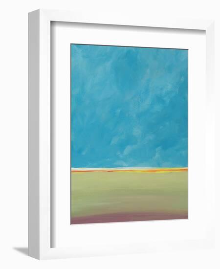 Earth Meets Sky 2-Jan Weiss-Framed Art Print