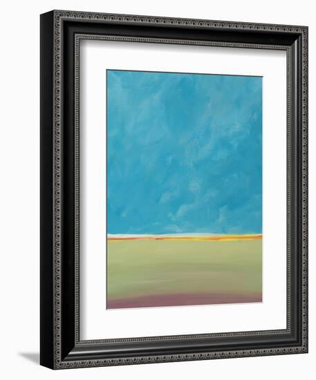 Earth Meets Sky 2-Jan Weiss-Framed Art Print