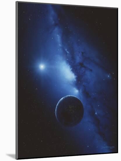 Earth & Milky Way-Detlev Van Ravenswaay-Mounted Photographic Print