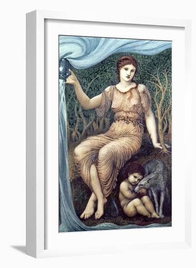 Earth Mother, 1882-Sir Lawrence Alma-Tadema-Framed Giclee Print