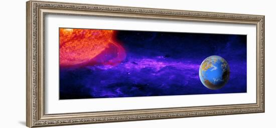 Earth Moving around the Sun-null-Framed Photographic Print