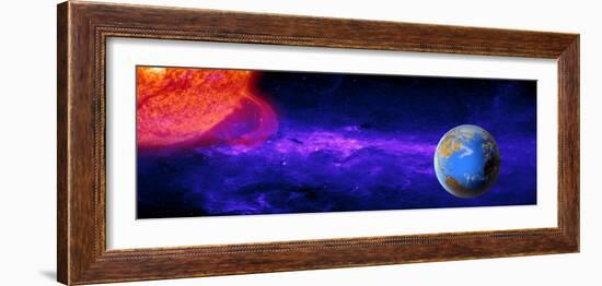 Earth Moving around the Sun-null-Framed Photographic Print