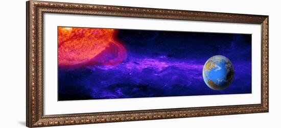 Earth Moving around the Sun-null-Framed Photographic Print