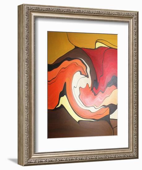 Earth Ripples I-Ruth Palmer-Framed Art Print