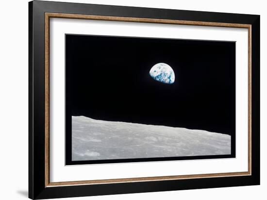 Earth Rise-null-Framed Premium Giclee Print