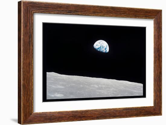 Earth Rise-null-Framed Art Print