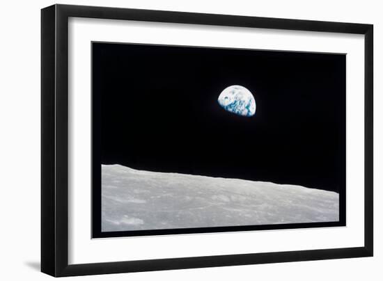 Earth Rise-null-Framed Art Print