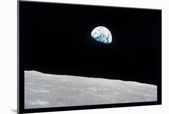 Earth Rise-null-Mounted Art Print