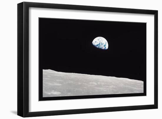 Earth Rise-null-Framed Art Print