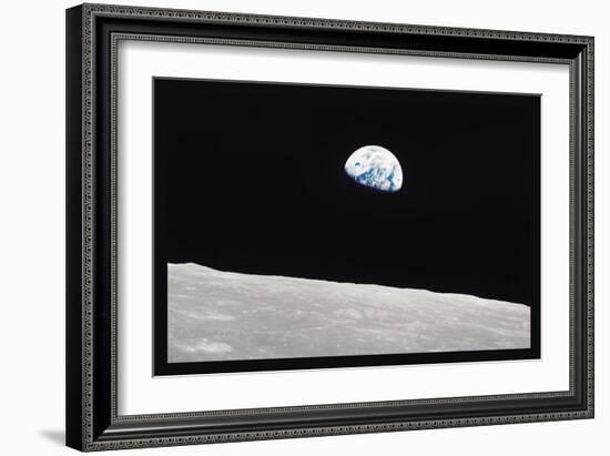 Earth Rise-null-Framed Art Print