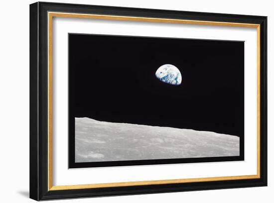 Earth Rise-null-Framed Art Print