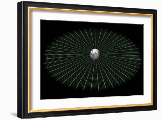 Earth's Gravity Well, Artwork-Mikkel Juul-Framed Photographic Print