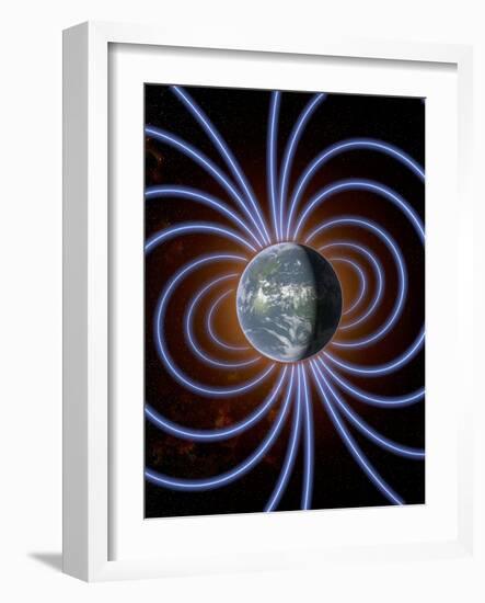 Earth's Magnetic Field-Roger Harris-Framed Photographic Print