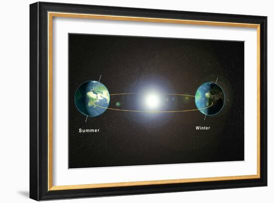 Earth's Seasons-Karsten Schneider-Framed Photographic Print