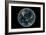 Earth's Western Hemisphere with Rise in Sea Level 330 Feet Above Average-null-Framed Art Print