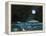 Earth Seen Above a City on the Moon-Chris Butler-Framed Premier Image Canvas