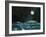 Earth Seen Above a City on the Moon-Chris Butler-Framed Photographic Print